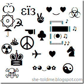 symbols to copy and paste